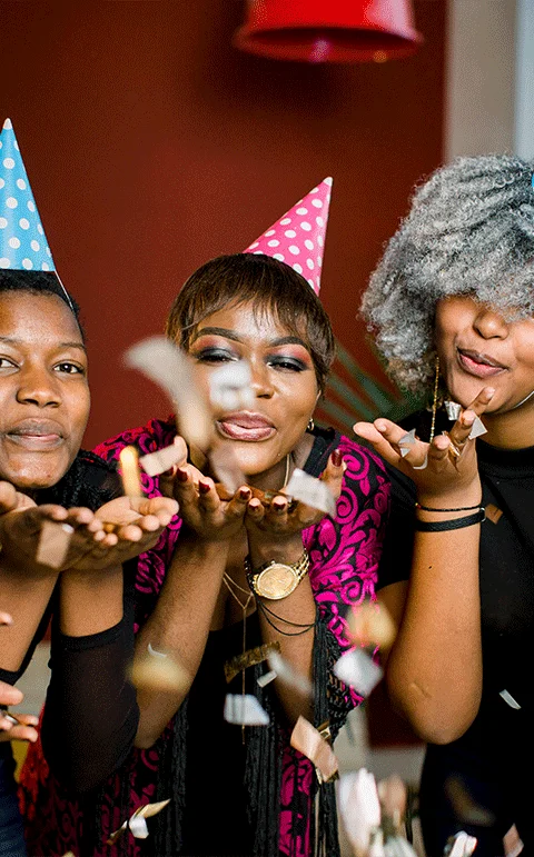 Birthday and party venue near London with a decorated setup.