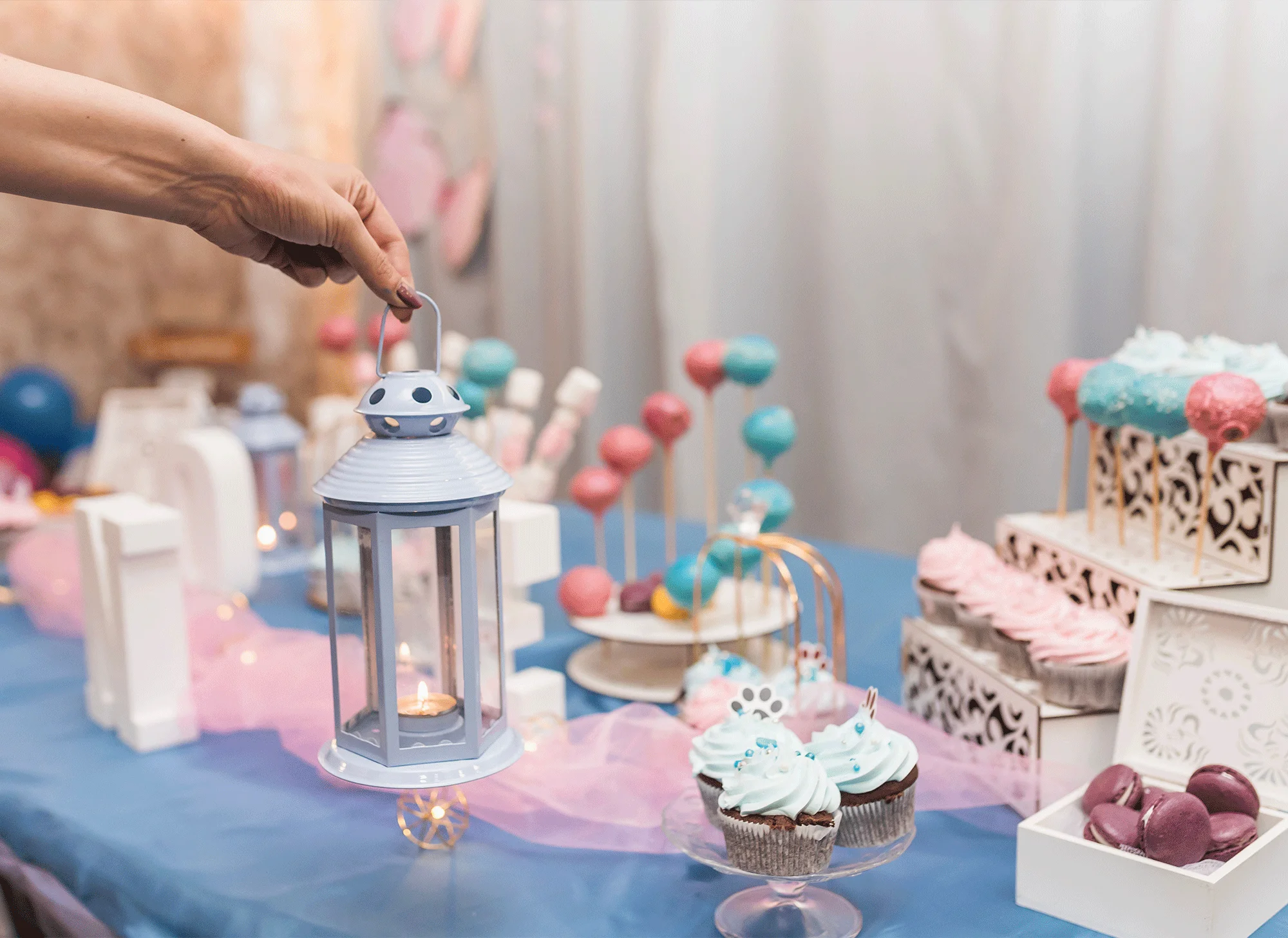 Christening and baptism event venue near London with tasteful decor