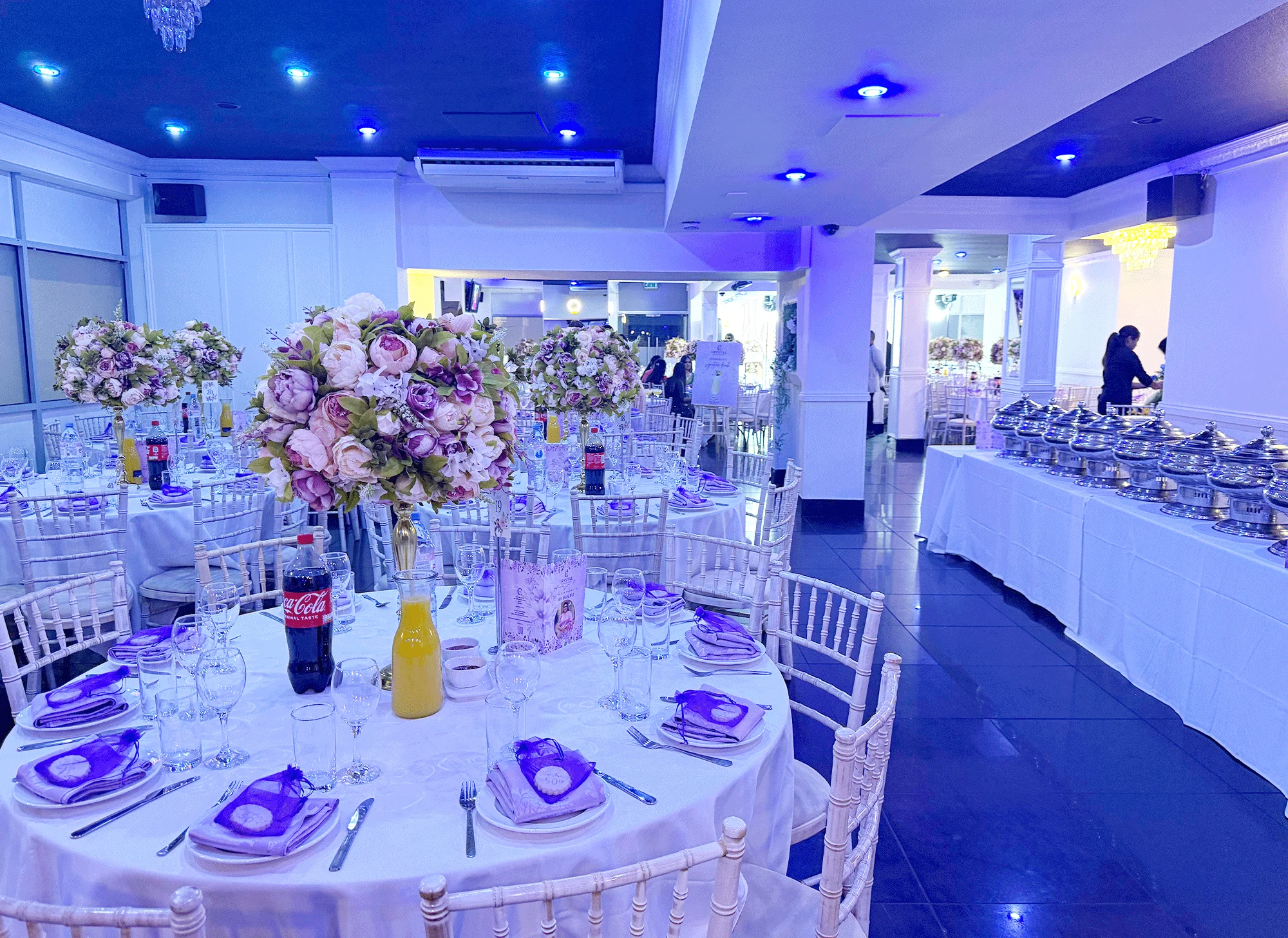 Comfortable and private space at a funeral wake venue near London