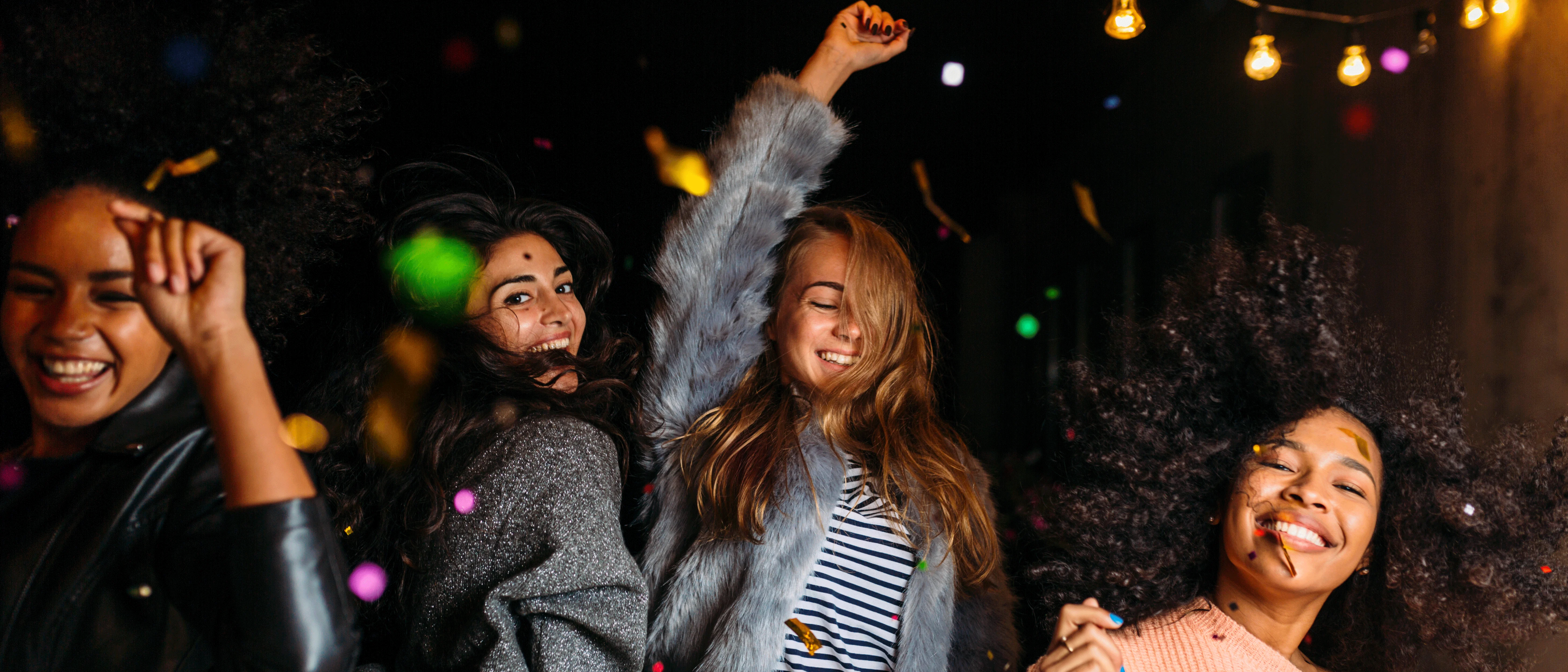 Night party event inside one of the top party halls for hire in Ilford, London