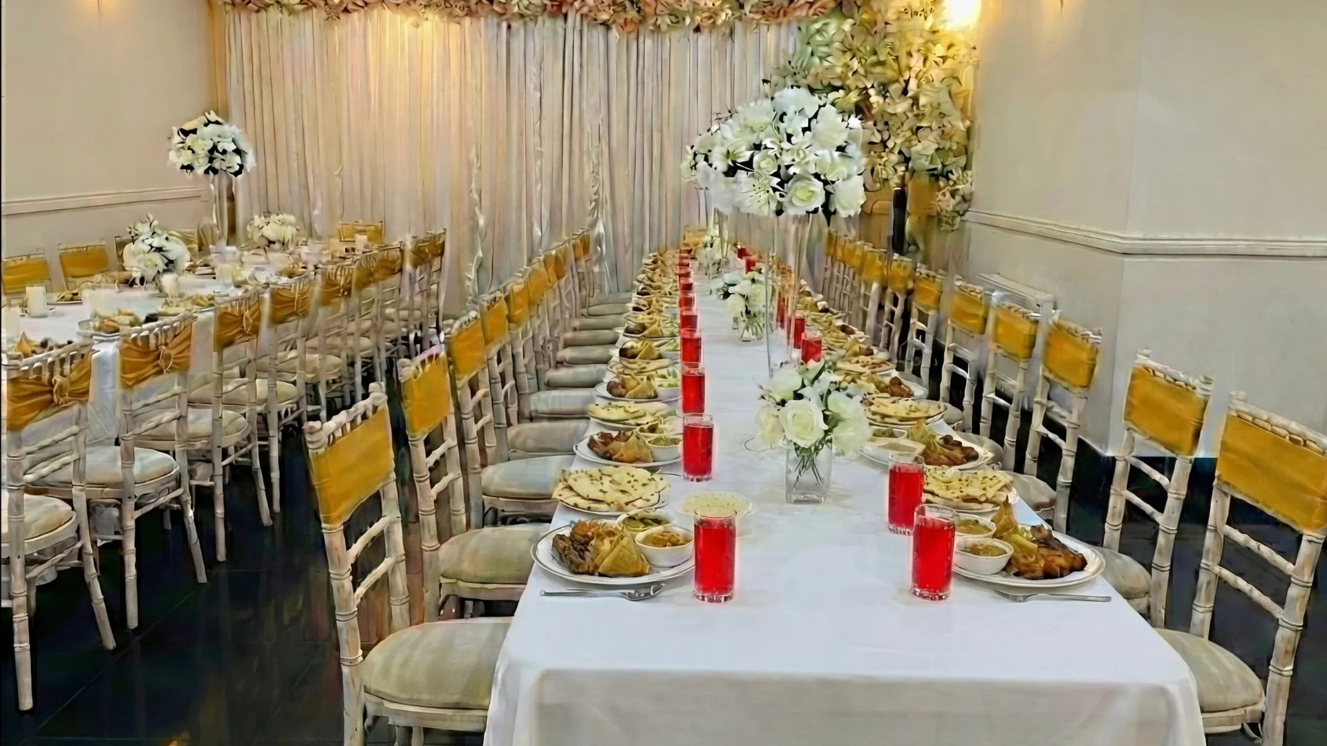 Ifter Party Table in Crown Banqueting Suite