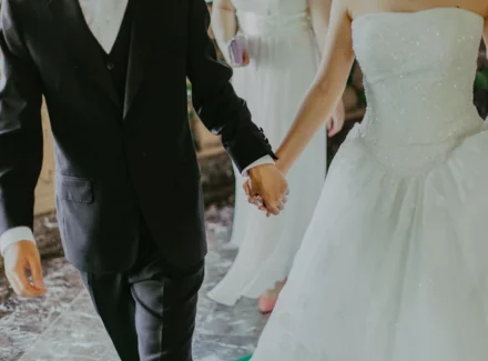 Wedding Couple Barking