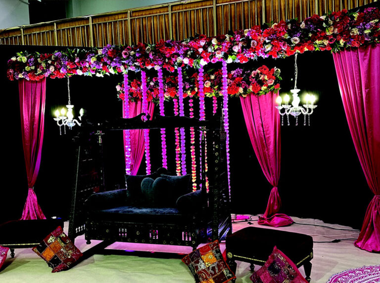 Flower-Panel-In-Pink-Theme stage form mendhi