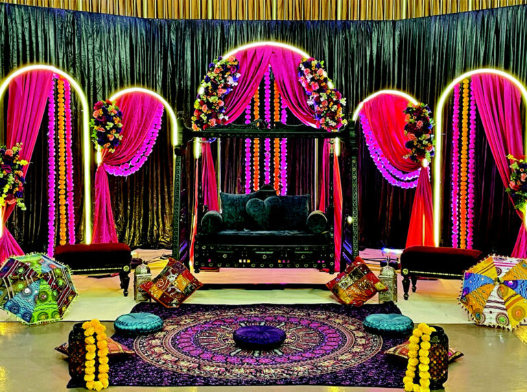 Pink Arch 5 Set Full stage form mendhi