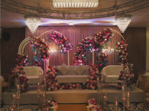 Crown banqueting suite wedding stage 3