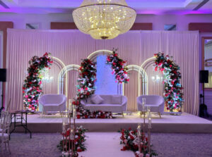 Crown banqueting suite wedding stage 5