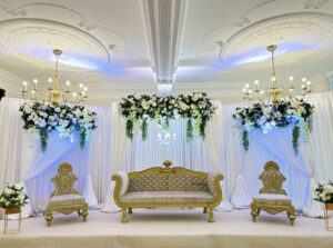 Crown banqueting suite wedding stage 8