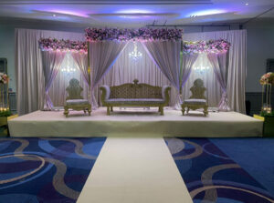 Crown banqueting suite wedding stage 9